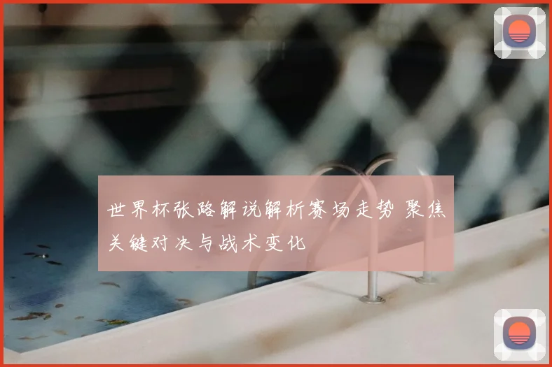 世界杯张路解说解析赛场走势 聚焦关键对决与战术变化